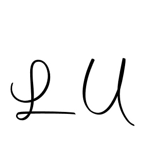 Similarly Autography-DOLnW is the best handwritten signature design. Signature creator online .You can use it as an online autograph creator for name L U. L U signature style 10 images and pictures png