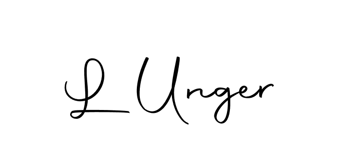 This is the best signature style for the L Unger name. Also you like these signature font (Autography-DOLnW). Mix name signature. L Unger signature style 10 images and pictures png
