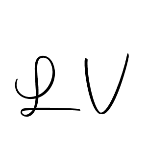 How to make L V signature? Autography-DOLnW is a professional autograph style. Create handwritten signature for L V name. L V signature style 10 images and pictures png
