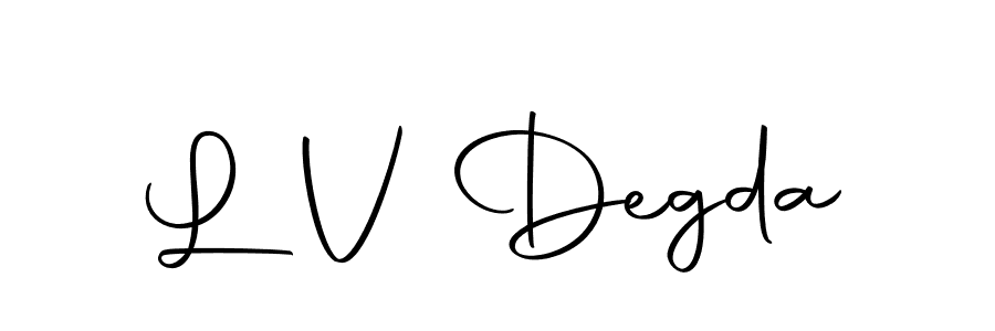 Autography-DOLnW is a professional signature style that is perfect for those who want to add a touch of class to their signature. It is also a great choice for those who want to make their signature more unique. Get L V Degda name to fancy signature for free. L V Degda signature style 10 images and pictures png