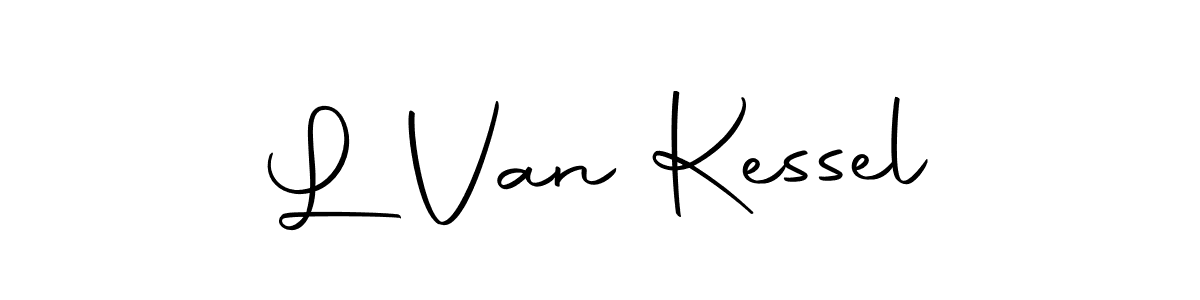 if you are searching for the best signature style for your name L Van Kessel. so please give up your signature search. here we have designed multiple signature styles  using Autography-DOLnW. L Van Kessel signature style 10 images and pictures png
