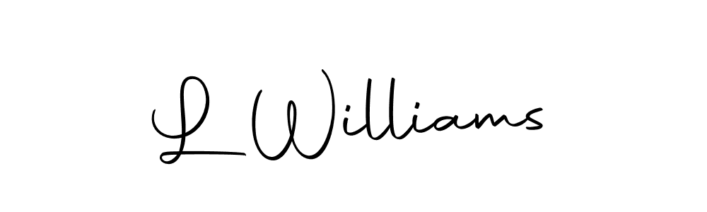 How to make L Williams signature? Autography-DOLnW is a professional autograph style. Create handwritten signature for L Williams name. L Williams signature style 10 images and pictures png