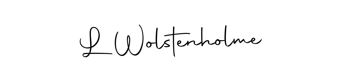 Here are the top 10 professional signature styles for the name L Wolstenholme. These are the best autograph styles you can use for your name. L Wolstenholme signature style 10 images and pictures png