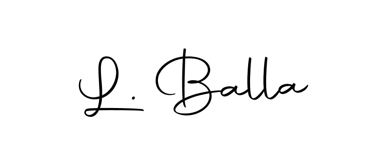 Make a short L. Balla signature style. Manage your documents anywhere anytime using Autography-DOLnW. Create and add eSignatures, submit forms, share and send files easily. L. Balla signature style 10 images and pictures png