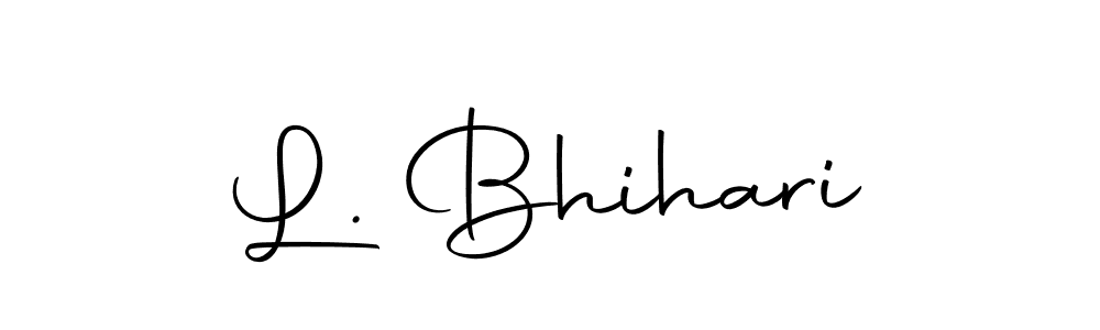 This is the best signature style for the L. Bhihari name. Also you like these signature font (Autography-DOLnW). Mix name signature. L. Bhihari signature style 10 images and pictures png