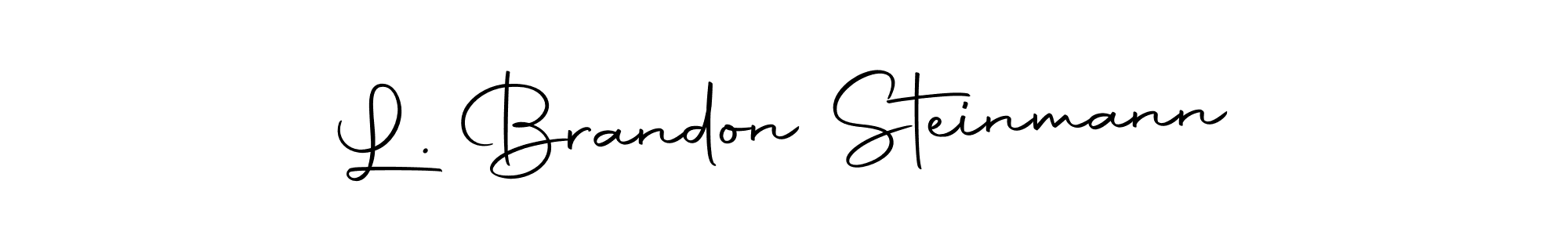 Design your own signature with our free online signature maker. With this signature software, you can create a handwritten (Autography-DOLnW) signature for name L. Brandon Steinmann. L. Brandon Steinmann signature style 10 images and pictures png