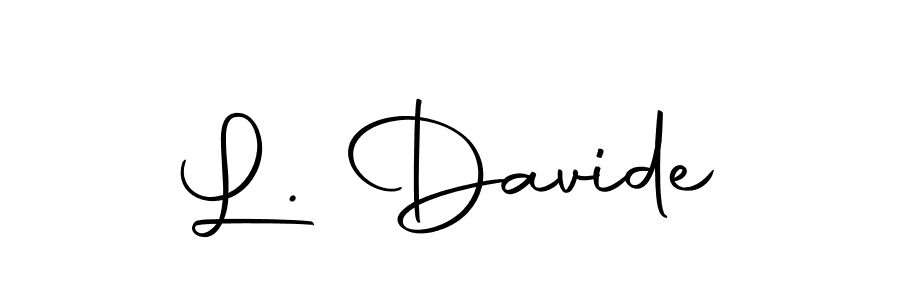 if you are searching for the best signature style for your name L. Davide. so please give up your signature search. here we have designed multiple signature styles  using Autography-DOLnW. L. Davide signature style 10 images and pictures png