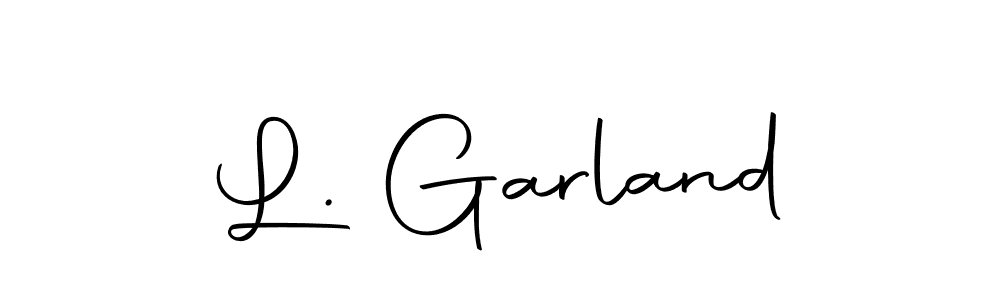 Similarly Autography-DOLnW is the best handwritten signature design. Signature creator online .You can use it as an online autograph creator for name L. Garland. L. Garland signature style 10 images and pictures png