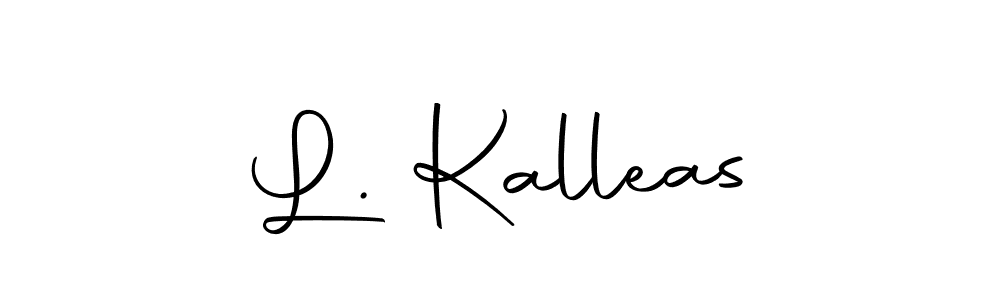 How to make L. Kalleas signature? Autography-DOLnW is a professional autograph style. Create handwritten signature for L. Kalleas name. L. Kalleas signature style 10 images and pictures png