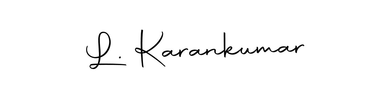 This is the best signature style for the L. Karankumar name. Also you like these signature font (Autography-DOLnW). Mix name signature. L. Karankumar signature style 10 images and pictures png