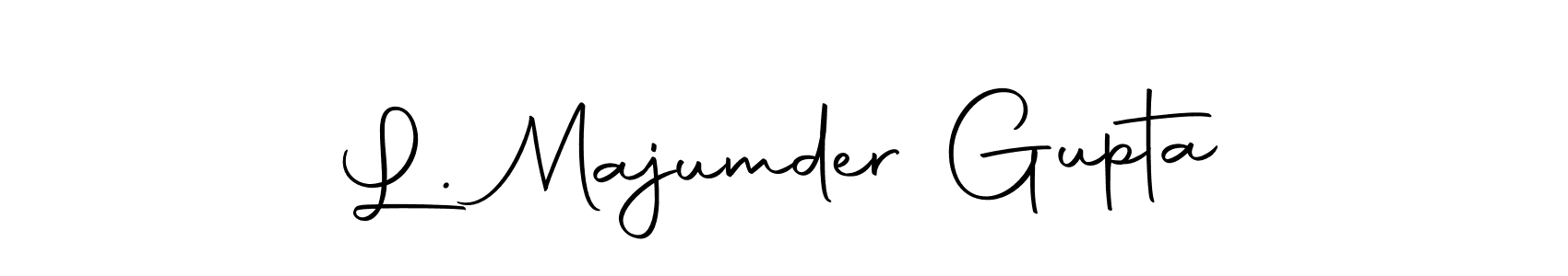 You can use this online signature creator to create a handwritten signature for the name L. Majumder Gupta. This is the best online autograph maker. L. Majumder Gupta signature style 10 images and pictures png