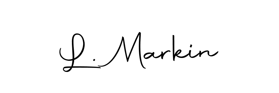 How to make L. Markin signature? Autography-DOLnW is a professional autograph style. Create handwritten signature for L. Markin name. L. Markin signature style 10 images and pictures png