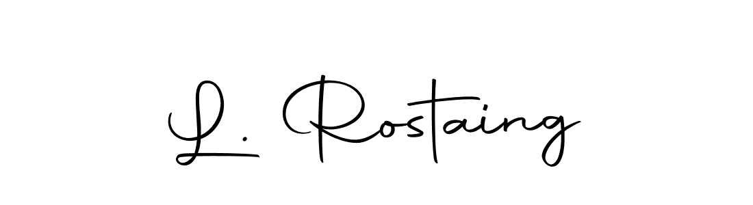 Autography-DOLnW is a professional signature style that is perfect for those who want to add a touch of class to their signature. It is also a great choice for those who want to make their signature more unique. Get L. Rostaing name to fancy signature for free. L. Rostaing signature style 10 images and pictures png