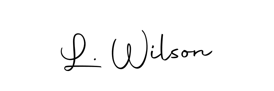 if you are searching for the best signature style for your name L. Wilson. so please give up your signature search. here we have designed multiple signature styles  using Autography-DOLnW. L. Wilson signature style 10 images and pictures png