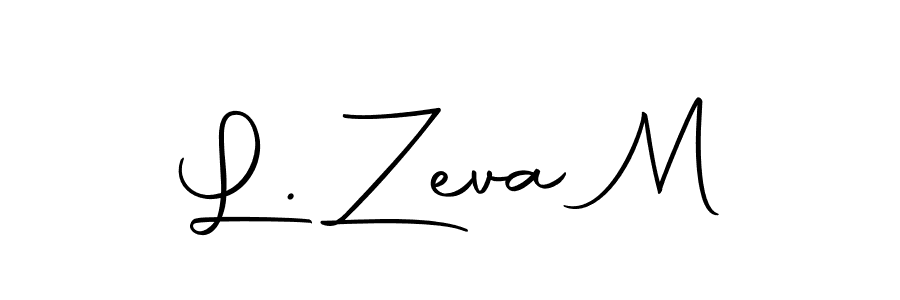 Also we have L. Zeva M name is the best signature style. Create professional handwritten signature collection using Autography-DOLnW autograph style. L. Zeva M signature style 10 images and pictures png