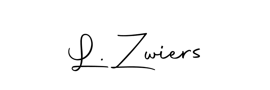 Design your own signature with our free online signature maker. With this signature software, you can create a handwritten (Autography-DOLnW) signature for name L. Zwiers. L. Zwiers signature style 10 images and pictures png