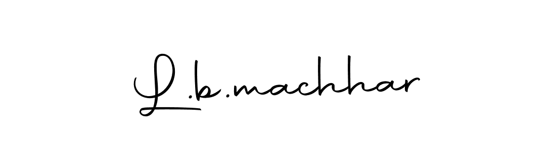 Here are the top 10 professional signature styles for the name L.b.machhar. These are the best autograph styles you can use for your name. L.b.machhar signature style 10 images and pictures png