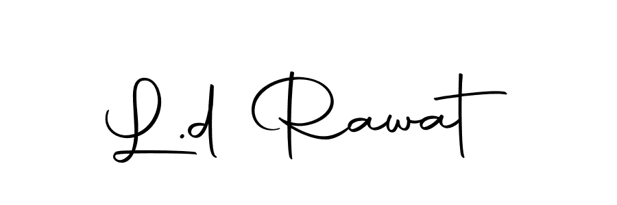 L.d Rawat stylish signature style. Best Handwritten Sign (Autography-DOLnW) for my name. Handwritten Signature Collection Ideas for my name L.d Rawat. L.d Rawat signature style 10 images and pictures png