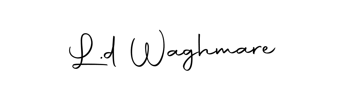 Design your own signature with our free online signature maker. With this signature software, you can create a handwritten (Autography-DOLnW) signature for name L.d Waghmare. L.d Waghmare signature style 10 images and pictures png