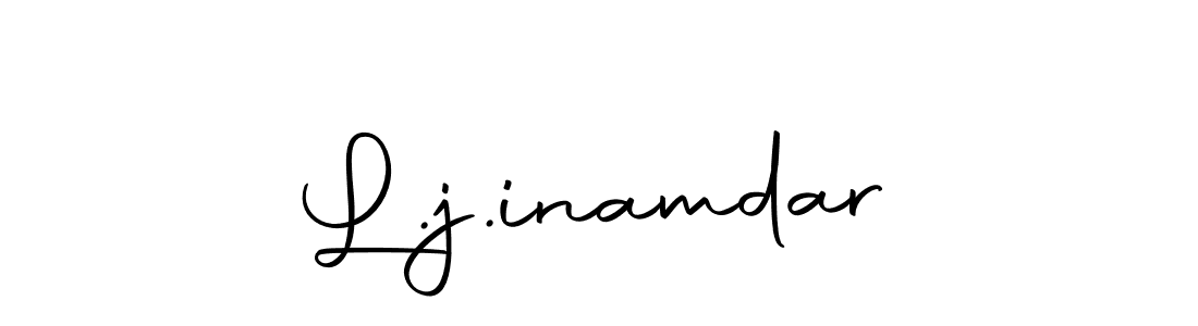 You should practise on your own different ways (Autography-DOLnW) to write your name (L.j.inamdar) in signature. don't let someone else do it for you. L.j.inamdar signature style 10 images and pictures png