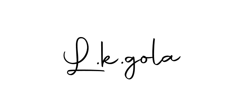 Also we have L.k.gola name is the best signature style. Create professional handwritten signature collection using Autography-DOLnW autograph style. L.k.gola signature style 10 images and pictures png