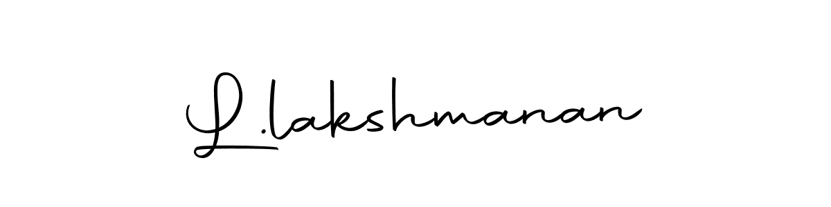 You should practise on your own different ways (Autography-DOLnW) to write your name (L.lakshmanan) in signature. don't let someone else do it for you. L.lakshmanan signature style 10 images and pictures png