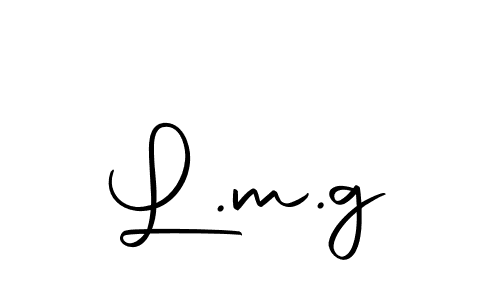 The best way (Autography-DOLnW) to make a short signature is to pick only two or three words in your name. The name L.m.g include a total of six letters. For converting this name. L.m.g signature style 10 images and pictures png