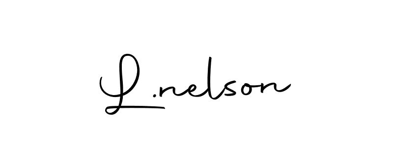 Design your own signature with our free online signature maker. With this signature software, you can create a handwritten (Autography-DOLnW) signature for name L.nelson. L.nelson signature style 10 images and pictures png