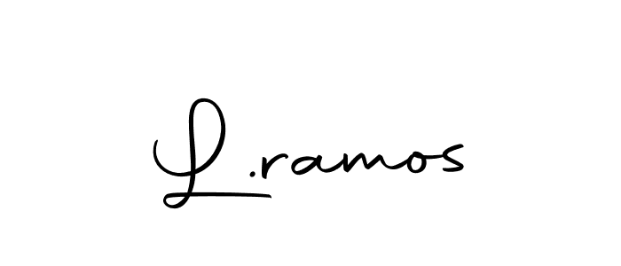 Make a beautiful signature design for name L.ramos. With this signature (Autography-DOLnW) style, you can create a handwritten signature for free. L.ramos signature style 10 images and pictures png