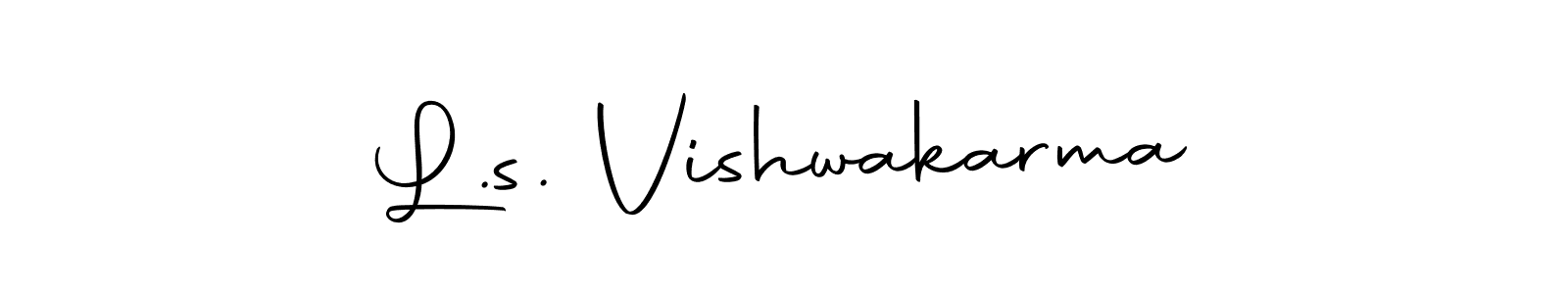 Create a beautiful signature design for name L.s. Vishwakarma. With this signature (Autography-DOLnW) fonts, you can make a handwritten signature for free. L.s. Vishwakarma signature style 10 images and pictures png