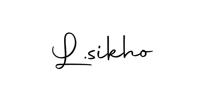 Make a beautiful signature design for name L.sikho. With this signature (Autography-DOLnW) style, you can create a handwritten signature for free. L.sikho signature style 10 images and pictures png