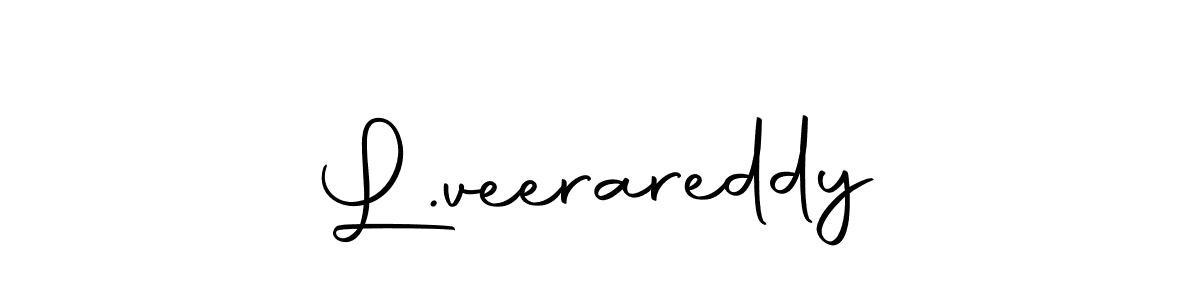 Design your own signature with our free online signature maker. With this signature software, you can create a handwritten (Autography-DOLnW) signature for name L.veerareddy. L.veerareddy signature style 10 images and pictures png