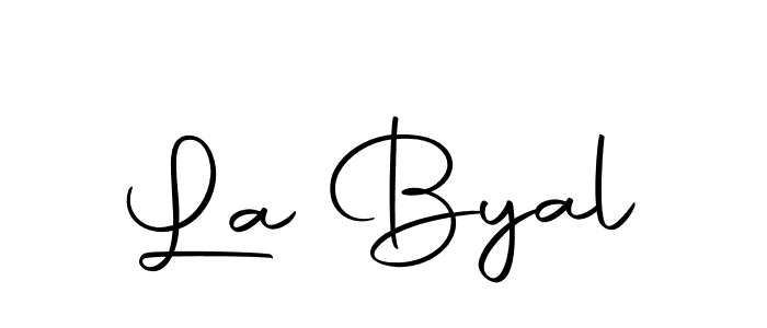 La Byal stylish signature style. Best Handwritten Sign (Autography-DOLnW) for my name. Handwritten Signature Collection Ideas for my name La Byal. La Byal signature style 10 images and pictures png