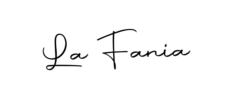 Make a beautiful signature design for name La Fania. With this signature (Autography-DOLnW) style, you can create a handwritten signature for free. La Fania signature style 10 images and pictures png