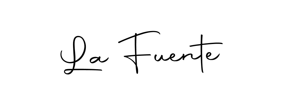 You can use this online signature creator to create a handwritten signature for the name La Fuente. This is the best online autograph maker. La Fuente signature style 10 images and pictures png