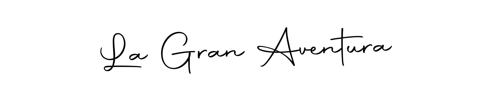 Check out images of Autograph of La Gran Aventura name. Actor La Gran Aventura Signature Style. Autography-DOLnW is a professional sign style online. La Gran Aventura signature style 10 images and pictures png