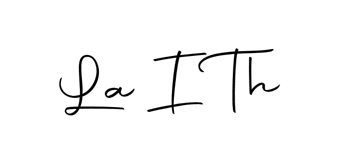 Similarly Autography-DOLnW is the best handwritten signature design. Signature creator online .You can use it as an online autograph creator for name La I Th. La I Th signature style 10 images and pictures png