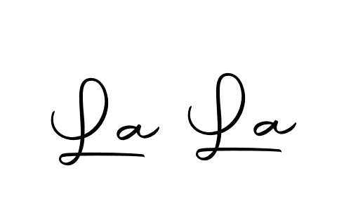 Also we have La La name is the best signature style. Create professional handwritten signature collection using Autography-DOLnW autograph style. La La signature style 10 images and pictures png