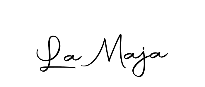 How to make La Maja name signature. Use Autography-DOLnW style for creating short signs online. This is the latest handwritten sign. La Maja signature style 10 images and pictures png