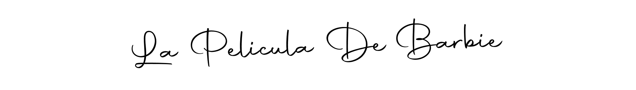 How to Draw La Pelicula De Barbie signature style? Autography-DOLnW is a latest design signature styles for name La Pelicula De Barbie. La Pelicula De Barbie signature style 10 images and pictures png