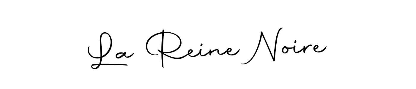 Make a beautiful signature design for name La Reine Noire. With this signature (Autography-DOLnW) style, you can create a handwritten signature for free. La Reine Noire signature style 10 images and pictures png