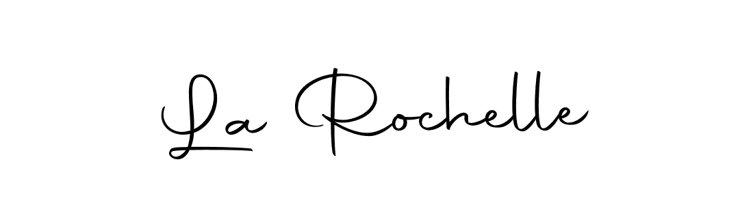 The best way (Autography-DOLnW) to make a short signature is to pick only two or three words in your name. The name La Rochelle include a total of six letters. For converting this name. La Rochelle signature style 10 images and pictures png