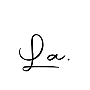 This is the best signature style for the La. name. Also you like these signature font (Autography-DOLnW). Mix name signature. La. signature style 10 images and pictures png