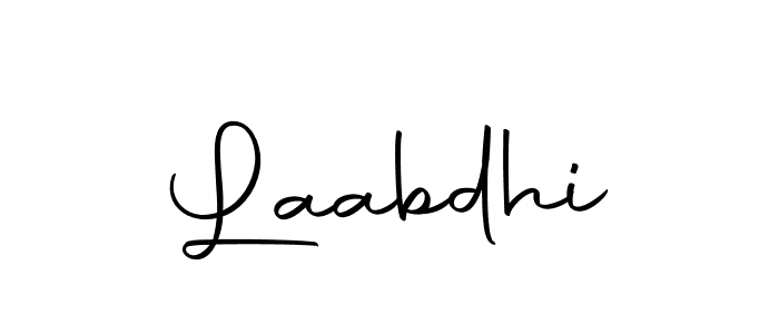 How to make Laabdhi signature? Autography-DOLnW is a professional autograph style. Create handwritten signature for Laabdhi name. Laabdhi signature style 10 images and pictures png