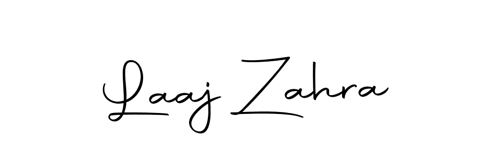 Autography-DOLnW is a professional signature style that is perfect for those who want to add a touch of class to their signature. It is also a great choice for those who want to make their signature more unique. Get Laaj Zahra name to fancy signature for free. Laaj Zahra signature style 10 images and pictures png