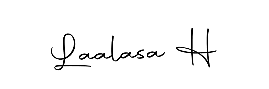 Autography-DOLnW is a professional signature style that is perfect for those who want to add a touch of class to their signature. It is also a great choice for those who want to make their signature more unique. Get Laalasa H name to fancy signature for free. Laalasa H signature style 10 images and pictures png