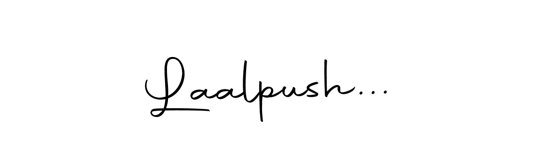 Use a signature maker to create a handwritten signature online. With this signature software, you can design (Autography-DOLnW) your own signature for name Laalpush.... Laalpush... signature style 10 images and pictures png