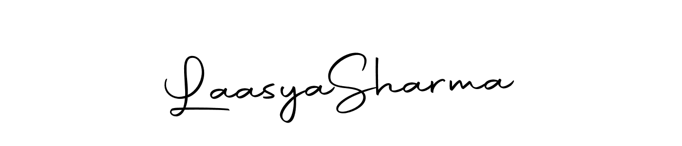 if you are searching for the best signature style for your name Laasya  Sharma. so please give up your signature search. here we have designed multiple signature styles  using Autography-DOLnW. Laasya  Sharma signature style 10 images and pictures png