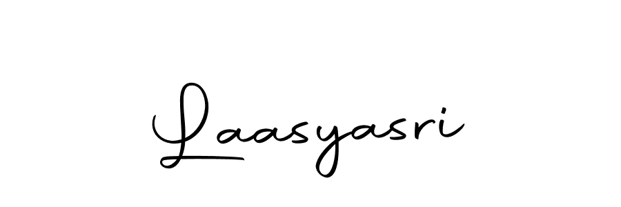 You should practise on your own different ways (Autography-DOLnW) to write your name (Laasyasri) in signature. don't let someone else do it for you. Laasyasri signature style 10 images and pictures png