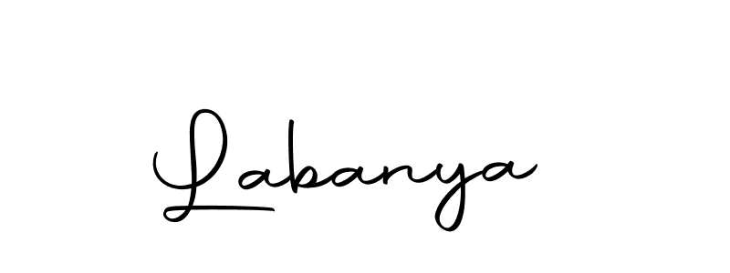 Use a signature maker to create a handwritten signature online. With this signature software, you can design (Autography-DOLnW) your own signature for name Labanya . Labanya  signature style 10 images and pictures png